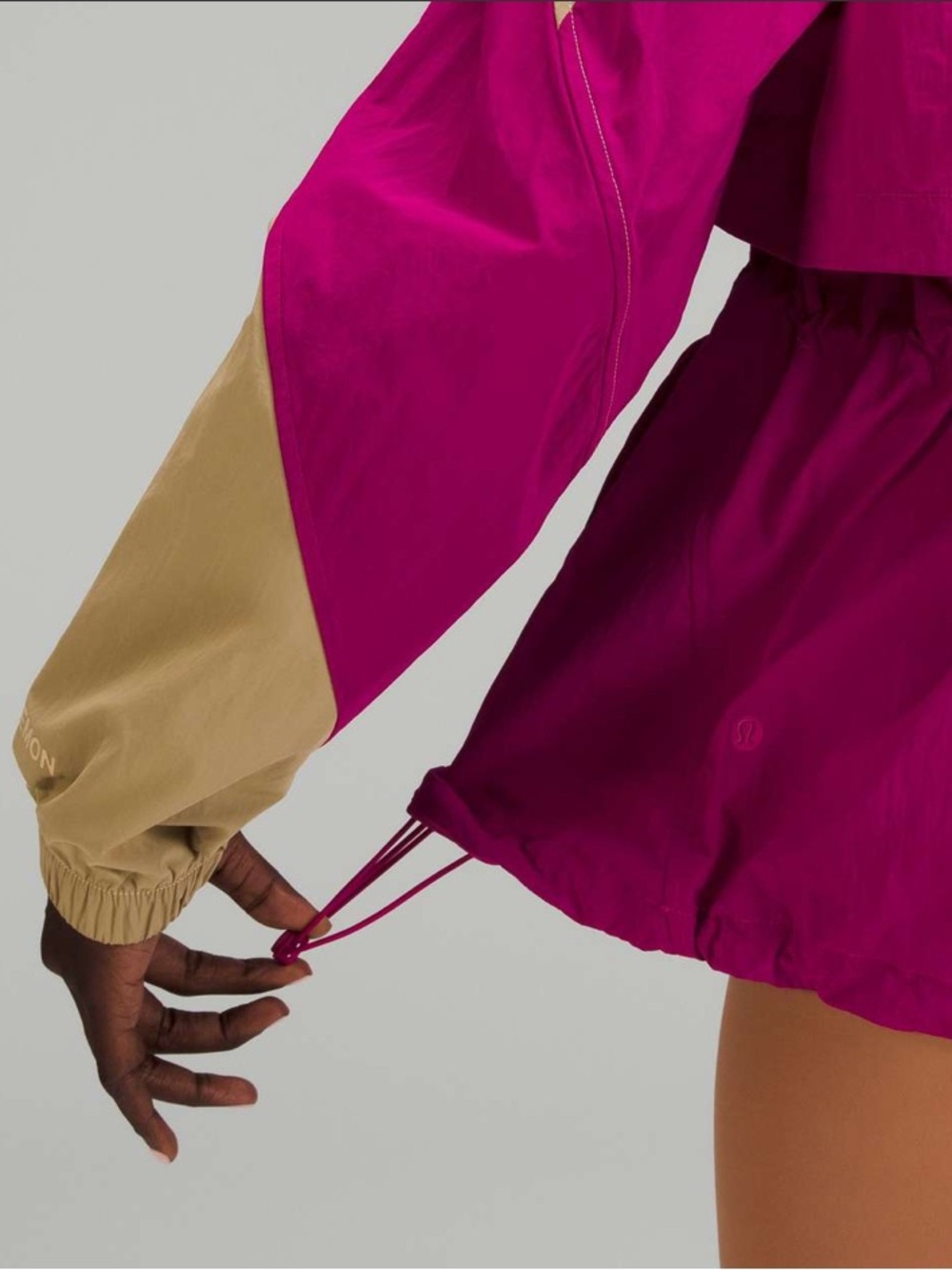 Lululemon Evergreen Anorak Jacket Prosecco / Ripened Raspberry Size 4 - Picture 4 of 15